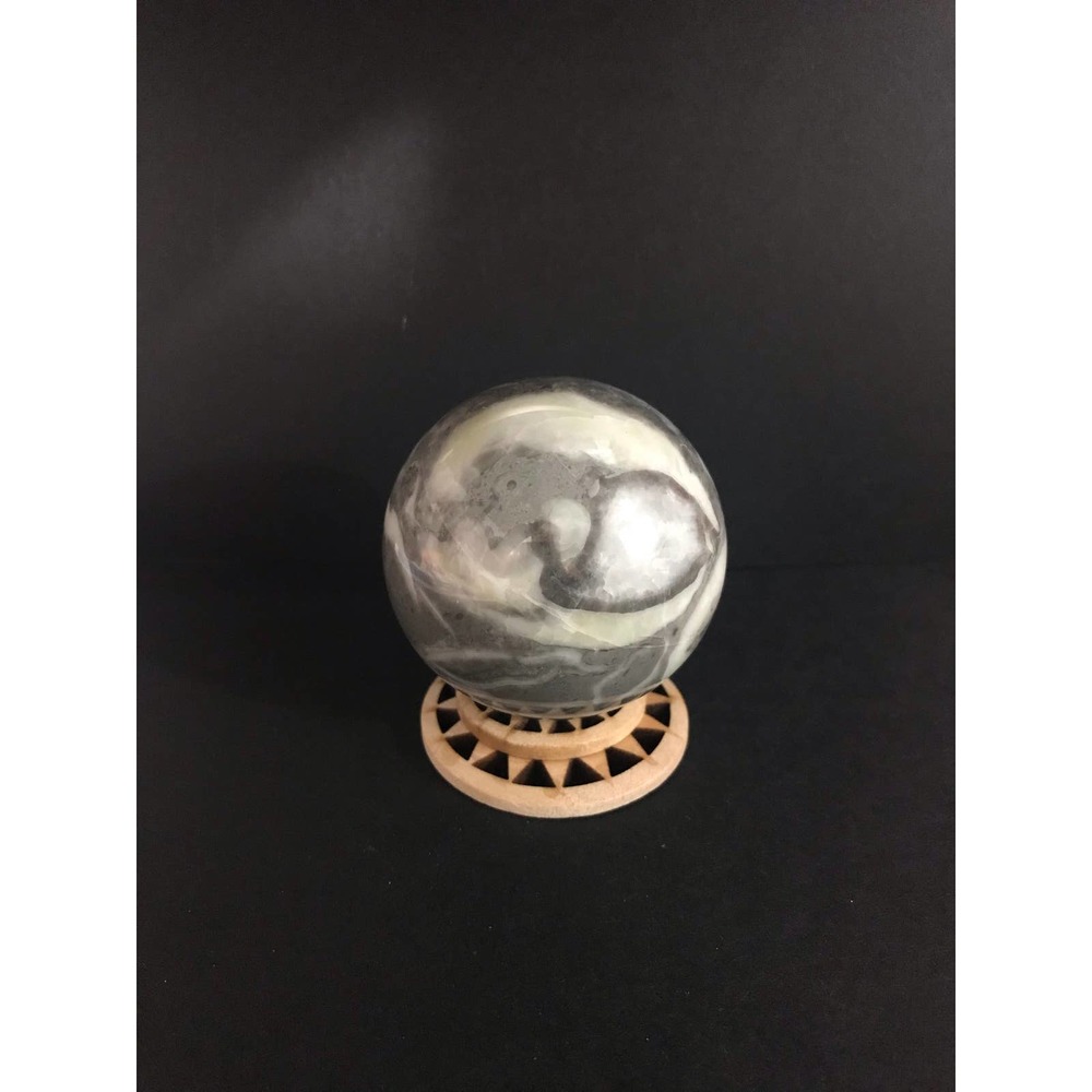 Natural Shell Jasper Sphere - Picture 2 of 7
